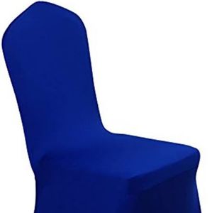 Beautiful Royal Blue Stretch Chair Covers. Set of 4.